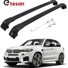 2 Pieces Cross Bars Fit for BWM X5-F15 2014 2015 2016 2017 Black Cargo Baggage Luggage Roof Rack Crossbars