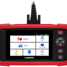 LAUNCH OBD2 Scanner CRP123X Automotive Car Code Reader Scan Tool for ABS SRS Transmission Engine Diagnostic Tool with Battery Test, Android 7.0 Based, 5.0” Touchscreen, AutoVIN, Wi-Fi Free Updates