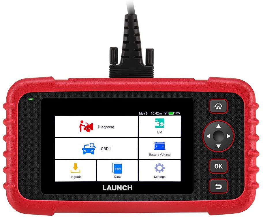 LAUNCH OBD2 Scanner CRP123X Automotive Car Code Reader Scan Tool for ABS SRS Transmission Engine Diagnostic Tool with Battery Test, Android 7.0 Based, 5.0” Touchscreen, AutoVIN, Wi-Fi Free Updates