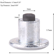 100pcs 6.5mm/0.26" Tire Stud Screw, Keenso Anti-Slip Snow Tire Studs Wheel Tyre Tire Spikes Trim Screw in Tire Stud for Car/Truck/Bike/Boot/Motorcycle/ATV/SUV Auto Accessories
