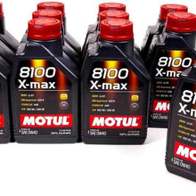 Motul 104531 8100 0w40 X-Max Oil Case12x1 Liter, 405.72 Fluid_Ounces