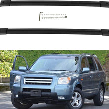 Scitoo Roof Rack Cross Bars Baggage Carrier For Honda Pilot 2003-2008 Black 2 Pcs Roof Top Rack Luggage Carrier