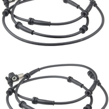 Set of 2 Front Left and Right ABS Wheel Speed Sensors for Jeep Grand Cherokee ZJ 1993-1998