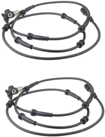 Set of 2 Front Left and Right ABS Wheel Speed Sensors for Jeep Grand Cherokee ZJ 1993-1998