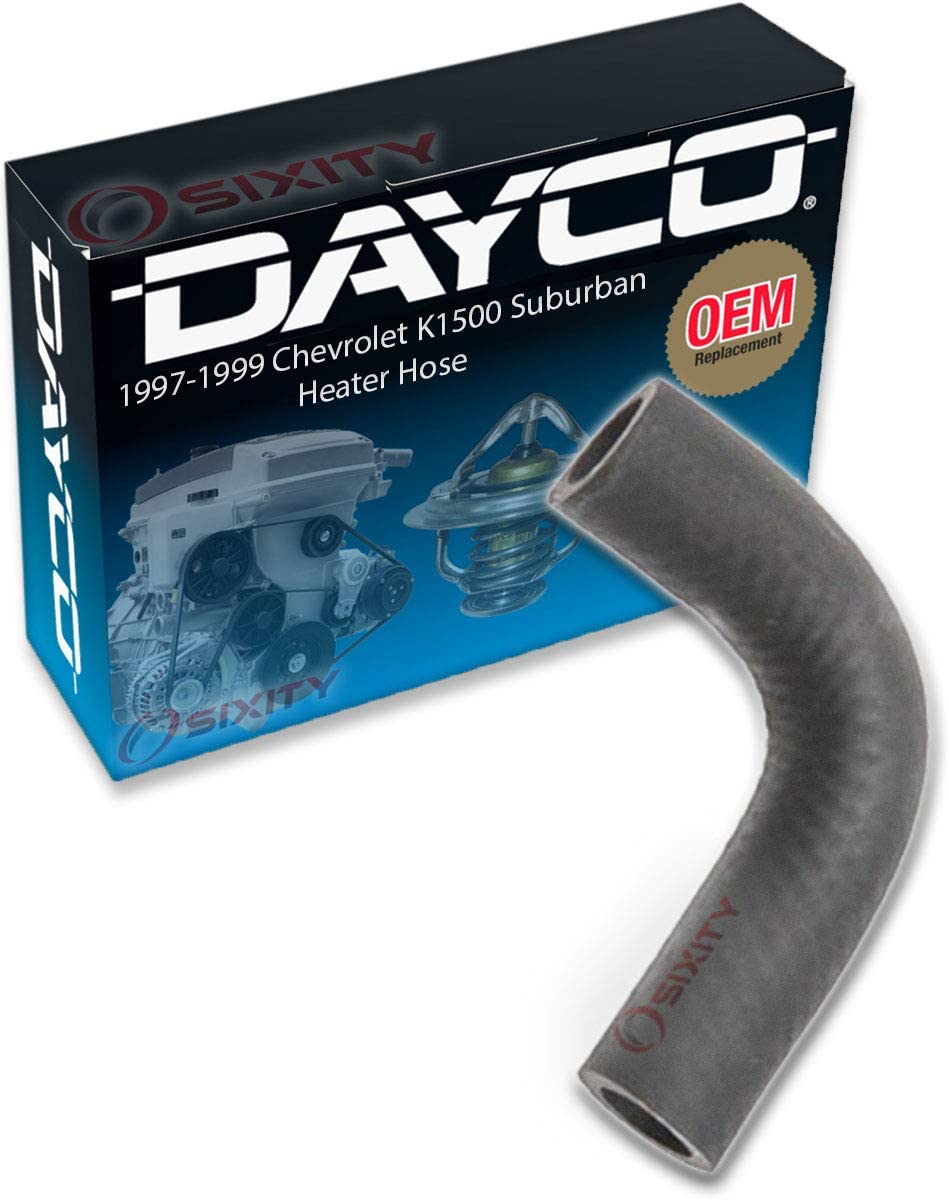 Dayco Heater Hose for 1997-1999 Chevrolet K1500 Suburban 5.7L V8 - Pipe To Water Pump HVAC Radiator Coolant Heating