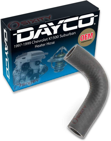 Dayco Heater Hose for 1997-1999 Chevrolet K1500 Suburban 5.7L V8 - Pipe To Water Pump HVAC Radiator Coolant Heating