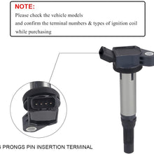 JDMON Compatible with Ignition Coils Toyota and Lexus Camry Avalon Sienna Rav4 3.5L V6 Pack of 6 Replaces 90919-A2007 90919-A2002 90919-02251 UF487