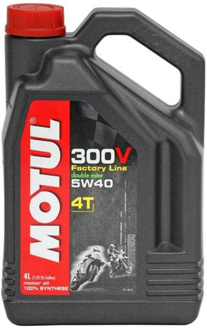 Motul 300V 4T Competition Offroad Synthetic Oil - 5W40 - 1L. 102707