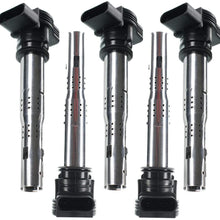 Set of 5 Ignition Coil Pack Replacement for Volkswagen Beetle Golf Jetta Passat Rabbit I5 2.5L Audi RS4 RS5 Q5
