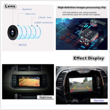 Waterproof Reversing Camera, Backup Camera for Car, HD 8 Night Vision Rear View Camera, Suitable for 12V Wired Screen, 170° Wide Angle, Waterproof IP68