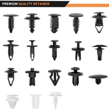 GOOACC 415 Pcs Car Retainer Clips & Fastener Remover - 18 Most Popular Sizes Auto Push Pin Rivets Set -Door Trim Panel Clips for GM Ford Toyota Honda Chrysler