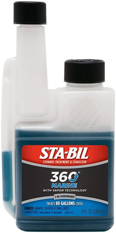 STA-BIL MARINE FORMULA ETHANOL TREATMENT 8 OZ, Manufacturer: GOLD EAGLE, Manufacturer Part Number: 22239-AD, Stock Photo