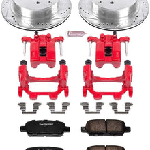 Power Stop KC2427A Z23 Evolution Sport 1-Click Brake Kit with Powder Coated Calipers (Brake Pads, Drilled/Slotted Rotors)
