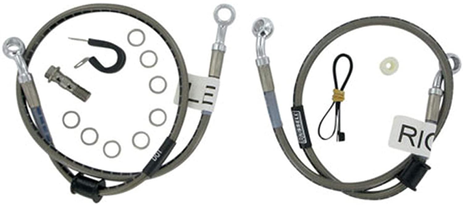 Cycleflex Brake Lines Two-Line Race Kit Fits 2008 Yamaha YZF-R6