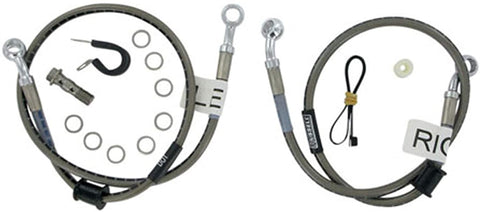 Cycleflex Brake Lines Two-Line Race Kit Fits 2008 Yamaha YZF-R6