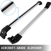 VEVOR Roof Rack Silver Roof Rack Crossbar Baggage Luggage Roof Rack Rail Compatible With Volkswagen VW Atlas 2018 All New