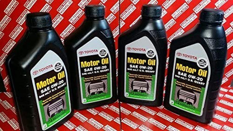 GENUINE TOYOTA OEM 00279-0WQTE-01 OIL (4 QUARTS) by Toyota