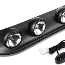 DNA MOTORING FL-ZTL-249-CH Roof Mounted Fog Light Assembly (Driver & Passenger Side) + Switch