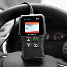 LAUNCH OBD2 Scanner CR319 Code Reader,Universal Automotive Engine Light Check Scan Tool Checks O2 Sensor and EVAP Systems with Full OBD II Functions for DIYers, Supports Mode6 with DTC Lookup
