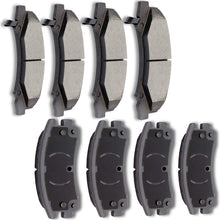 Ceramic Discs Brake Pads Kits,SCITOO 8pcs Disc Brakes Pads Set fit for 2008 2009 Buick Lacrosse,2006-2010 Chevy Impala,2006 2007 Chevy Monte Carlo