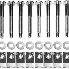 A ABIGAIL Truck Bed Mounting Bolt Nut Hardware Kit Fits 1999-2016 Ford F250 F350 Super Duty Truck Replaces # W706640S900 W706641S900 W708770S436 XC3Z9900038AA 924-311