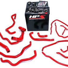 HPS 57-1511-RED Silicone Radiator and Heater Hose Kit Coolant