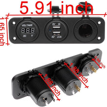 Cllena Car Truck Rocker Toggle LED Switch Shell 3 Pins On-Off Control 12V (Green Light)