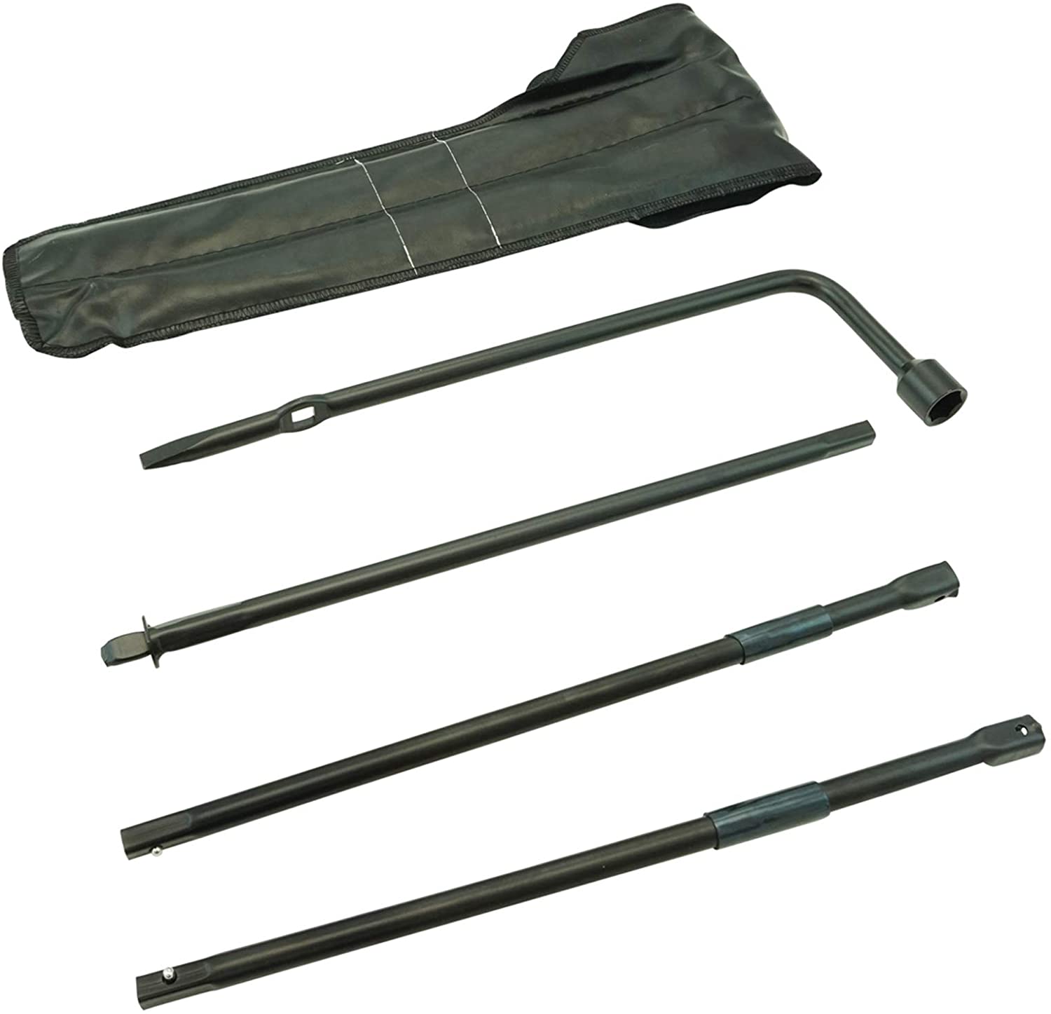 1A Auto Spare Tire Lug Wrench Extension Jack Tool Kit Set for Colorado Canyon Hummer H3