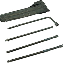 1A Auto Spare Tire Lug Wrench Extension Jack Tool Kit Set for Colorado Canyon Hummer H3