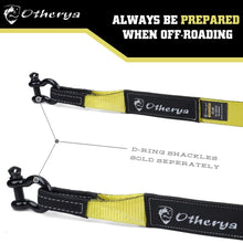 Tow Recovery Strap 3'' x 20' - Recover Your Vehicle Stuck in Mud/Snow - Heavy Duty Winch Snatch Strap - Protective Loops, Water-Resistant - Off Road Truck Accessory - Bonus Storage Bag
