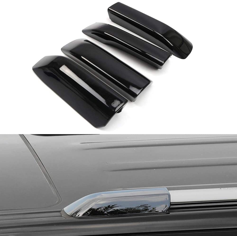 Genericss Replacement Roof Rails Rack End Cap Protection Cover Black for 4Runner N280 TRD Pro Off-Road Limited 2010-2019 (Black Compatible for 4Runner N280 2010-2019)