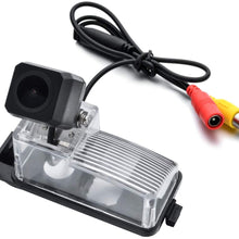 aSATAH Chrome Starlight Car Rear View Camera for Nissan Tiida/Versa Hatchback/Grand Livina/Pulsar/Fairlady Z & Vehicle Camera Waterproof Reversing Backup Camera (Chrome Starlight Camera)