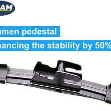 Windshield Wipers,ASLAM Type-G 26"+17" Wiper Blades:All-Season Blade for Original Equipment Replacement and Refills Replaceable,Double Service Life(set of 2)
