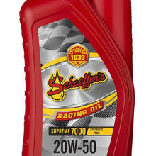 Schaeffer Manufacturing Co. 0705-012S Supreme 7000 Synthetic Plus Racing Oil 20W-50, 1 quart (2 Pack)
