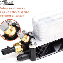 Xtensi Engine Oil Cooler and Filter Housing Adapter gaskets Sensor Kit Replace 5184294AE Compatible with 2011-2013 Chrysler 200/300 Journey Wrangler Ram 3.6L Aluminium