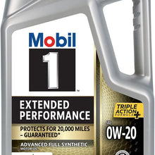 Mobil 1 High Mileage Full Synthetic Motor Oil 5W-30, 5 Quart