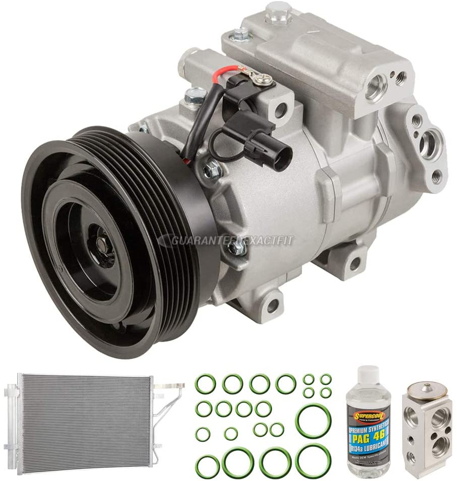 For Kia Forte 2010-2013 A/C Kit w/AC Compressor Condenser & Drier - BuyAutoParts 61-89313R6 New