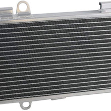 ALLOYWORKS 2 Row Aluminum Radiator For 2006-2014 Yamaha Raptor 700 YFM700 2007 2008 2009 2010