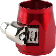 Car Hose Clamp Fuel Water Tube, Car Modification AN6 Fuel Hose Clamp Finisher Aluminum Alloy Pipe Trimmer Clip