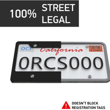 Rightcar Solutions Flawless Silicone License Plate Frame - Rust-Proof. Rattle-Proof. Weather-Proof. - Black