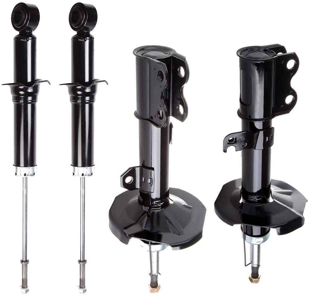 AUTOMUTO Struts, Full Set Shocks Absorbers Struts Kit Fit for 2003 2004 2005 2006 2007 2008 Toyota Corolla Compatible with 334450 72114 334451 72115 344612 71373