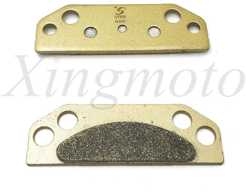 AfterMokit Rear Parking Brake Pads for Polaris Ranger 2X4 4X4 6X6 500 700 800 900 XP EV EFI CREW 2005 2006 2009 2010 2011 2012 2013 2014 2015 2016 MVRS 2007 2008 Aftermarket Replacement Part FA659