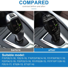 AIRSPEED Carbon Fiber Car Gear Shift Knob Cover Interior Trim for BMW F20 F21 F22 F23 F30 F34 F35 F10 F11 F07 F18 F15 F16 F01 X3 X4 Accessories