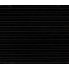 VioletLisa All Aluminum Air Condition Condenser 1 Row Compatible with 2003-2005 Civic 1.3L L4 Without Oil Cooler