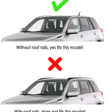 OMAC Roof Rack Cross Bars Luggage Carrier Black 2 Pcs Fits Mazda 3 Sport Speed 2009-2013 | Aluminum Black Cargo Carrier Rooftop Luggage Crossbars