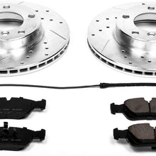 Power Stop K496 Front Brake Kit with Drilled/Slotted Brake Rotors and Z23 Evolution Ceramic Brake Pads