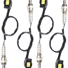 higherbro 4x Oxygen O2 Sensor 1 & 2 for 2008 2009 2010 2011 2012 Chrysler 300 Dodge Magnum 5.7L Upstream + Downstream Upper Lower