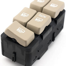 Master Power Window Switch - Driver Side Door - Fits Buick Rendezvous 2002, 2003, 2004, 2005, 2006, 2007 - Window Switch - Replaces 5475735