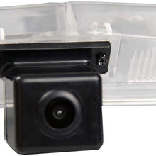Misayaee Rear View Back Up Reverse Parking Camera in License Plate Lighting Night Version (NTSC) for RAV4 (13-15)/Venza(08-14)/ Matrix (08-14) / Prius V C (01-14)/ CT200H (11-15)