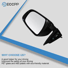 ECCPP Passenger Side Mirrors Right Side Rear View Mirrors Power Adjustment Manual Folding Door Mirror Replacement fit for 2017 2018 2019 Nissan Rogue 2018 Nissan X-Trail